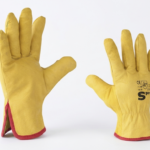GUANTE SPRO CONDUCTOR CUERO AMARILLO 10″
