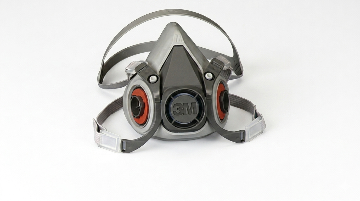 Respirador Media Cara de 2 vias 3M - 6200